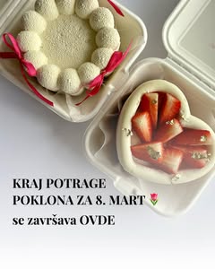 Poklon set torti za 8. mart u svečanom pakovanju